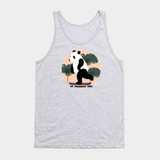 Easy ride with panda Tank Top